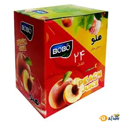 قیمت و خرید پودر شربت فوری هلو بوبو لینزا بسته ۲۴ عددی