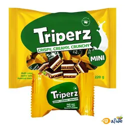 قیمت و خرید ویفر شیری فندقی با تکه های فندق و روکش شکلات شیری