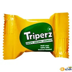 قیمت و خرید ویفر شیری فندقی با تکه های فندق و روکش شکلات شیری