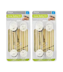 قفل درب کابینت پویا مدل Home Safety Kit دو بسته 2 عددی