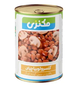 کنسرو لوبیا مکنزی با سس گوجه فرنگی - 380 گرم