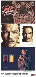 دانلود اکشن فتوشاپ تبدیل تصاویر به وکتور | شروع گرافیک