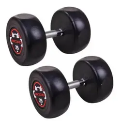 دمبل گرد وزن 25 کیلوگرم round dumbbell