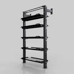 رک دمبل و اکسسوری 6 طبقه Dumbbell rack and accessories 6 floors NS025