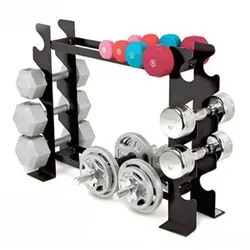 رک دمبل 2 طبقه بدنسازی Dumbbell rack مدل NS0060