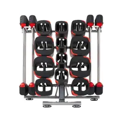 رک هالتر و صفحه لزمیلز 6 تایی Barbell rack and plate Lesmills