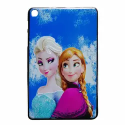 کاور ژله ای طرح السا و آنا 2 | تبلت سامسونگ Galaxy Tab A  P200-P205