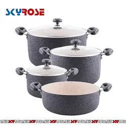 سرویس قابلمه و ماهیتابه 7 پارچه سلتیک 7PC | فروشگاه آنلاین اسکای رز