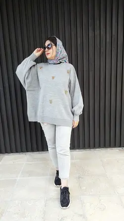 دورس بافت جواهر دوزی شده ترک طرح گلناز