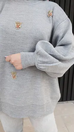 دورس بافت جواهر دوزی شده ترک طرح گلناز