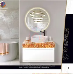 روشویی فول ست مرالو مدل ونیز قهوه ای