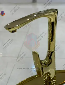 شیر سینک لوکس خارجی مدل Vicenza طلایی