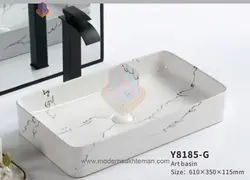 کاسه روشویی لوکس وارداتی مدل Y8185_G