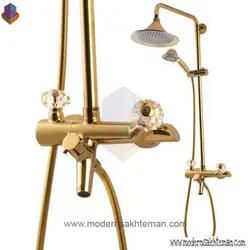 شیر حمام سیتکو با علم دوش مخصوص کد 01A107K طلایی