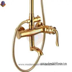 شیر حمام سیتکو با علم دوش مخصوص کد 01C805TJ طلایی