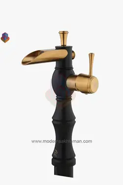 شیر پایه بلند کی اند دی مدل امگا مشکی طلایی