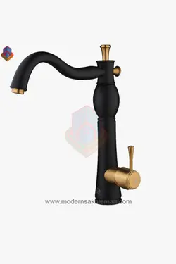 شیر آشپزخانه کی اند دی مدل امگا مشکی طلایی