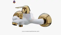 شیر حمام کی اند دی مدل متیس سفید طلایی