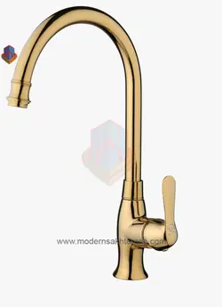شیر آشپزخانه کی اند دی مدل متیس طلایی براق