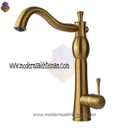 ست کامل شیرآلات کی اند دی مدل امگا طلایی مات