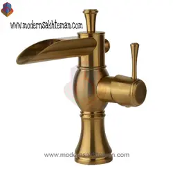 ست کامل شیرآلات کی اند دی مدل امگا طلایی مات