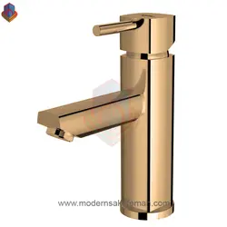 شیر روشویی شودر مدل یونیک طلایی مات