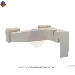 شیر توالت شودر مدل باواریا شیری طلایی