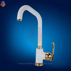 شیر ظرفشویی سفید طلایی جزیره مدل توسکا