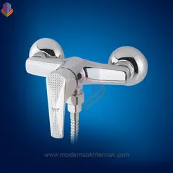 شیر توالت کروم جزیره مدل درنا