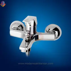 شیر دوش (حمام) کروم جزیره مدل درنا