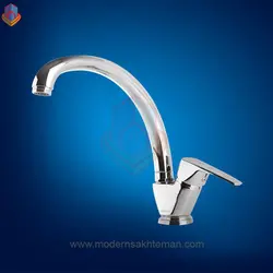 شیر ظرفشویی کروم جزیره مدل درنا
