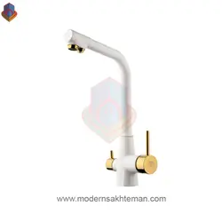 شیر ظرفشویی دو منظوره پدیده مدل تینا سفید طلایی