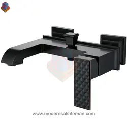 شیر حمام هوآیی مدل پاردنون مشکی مسی