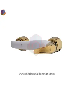 شیر آفتابه جزیره مدل اسکای سفید طلایی