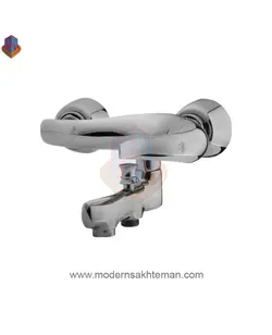 شیر حمام جزیره مدل اسکای کروم