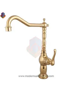 شیر ظرفشویی کرومات مدل ماموت طلایی