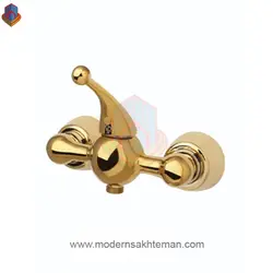 شیر توالت کرومات مدل اسکای طلایی