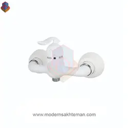 شیر توالت کرومات مدل لایت سفید