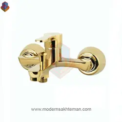 شیر حمام کرومات مدل آریان طلایی