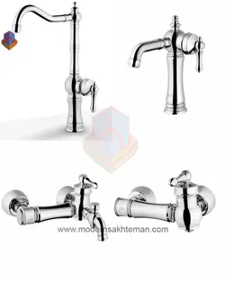 ست کامل شیرآلات پدیده مدل ایسکو کروم