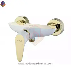 شیر توالت هوایی مدل ابنر سفید طلایی