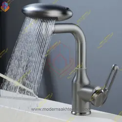 شیر روشویی چهار حالته وارداتی دودی