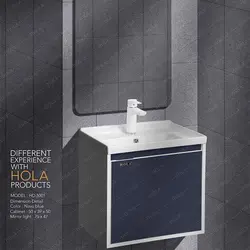 روشویی کابینتی هلا مدل HD5001 سورمه ای