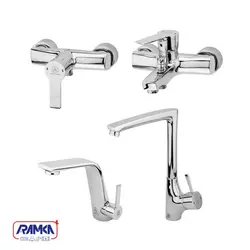 ست شیرآلات قهرمان مدل الماس دسته یاقوت