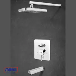 شیر دوش توکار درخشان مدل اسپینر تیپ 3