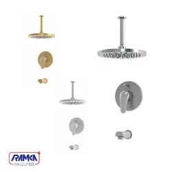 ملزومات دوش کلار مدل کلاسیک تیپ 2 فلور