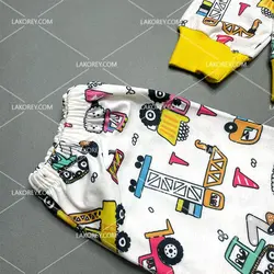 بلوز شلوار پسرانه طرح ماشین