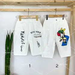 شلوارک سفید اسپرت