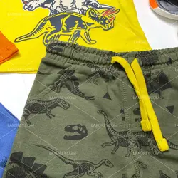 تیشرت شلوارک پسرانه دایناسوری