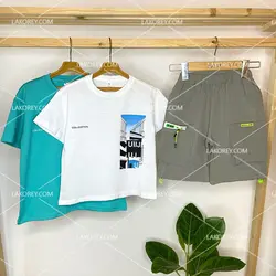 ست تیشرت شلوارک پسرانه - 1002293